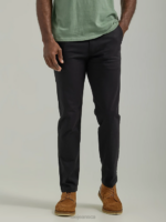 Lee Men Extreme Motion Slim Fit Synthetic Pant Unionall Black Clothing 480T709