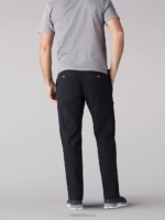 Lee Men Extreme Motion Straight Fit Cargo Pant (Big & Tall) Black Clothing 480T834 - Image 2