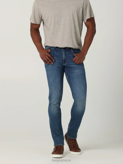 Lee Men Extreme Motion Straight Fit Tapered Leg Jean Galilean Blue Clothing 480T531
