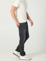 Lee Men Extreme Motion Straight Fit Tapered Leg Jean Washed Black Clothing 480T530 - Image 3