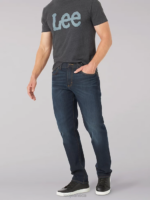 Lee Men Extreme Motion Straight Fit Tapered Leg Jeans (Big&Tall) Blue Strike Clothing 480T513
