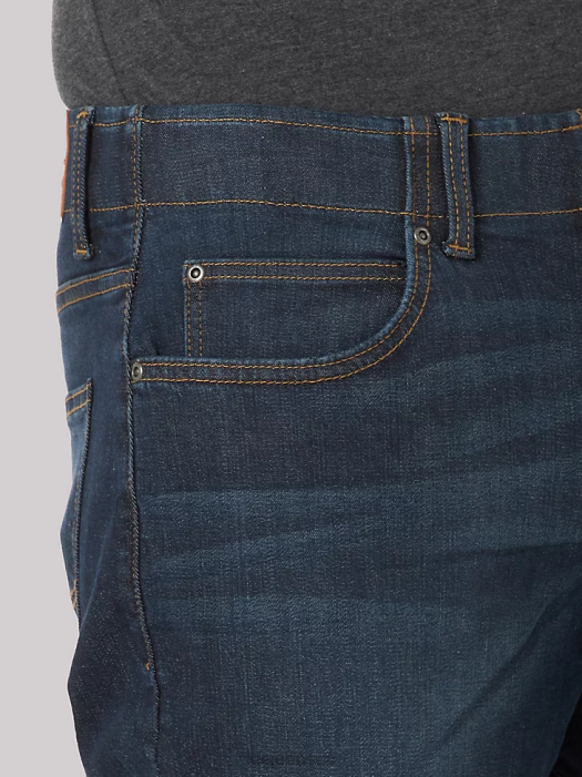 Lee Men Extreme Motion Straight Fit Tapered Leg Jeans (Big&Tall) Blue Strike Clothing 480T513 - Image 4