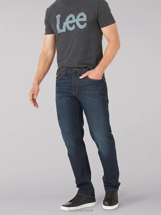 Lee Men Extreme Motion Straight Fit Tapered Leg Jeans (Big&Tall) Blue Strike Clothing 480T513 - Image 1