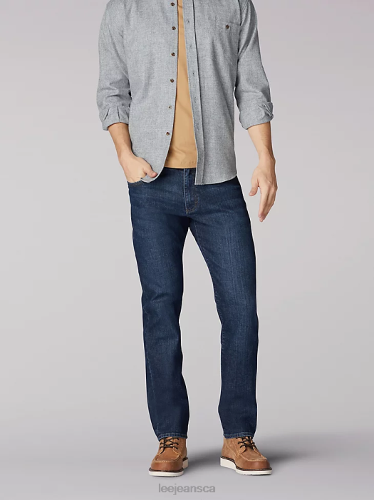 Lee Men Extreme Motion Straight Fit Tapered Leg Jeans Boston Clothing 480T528 - Image 1