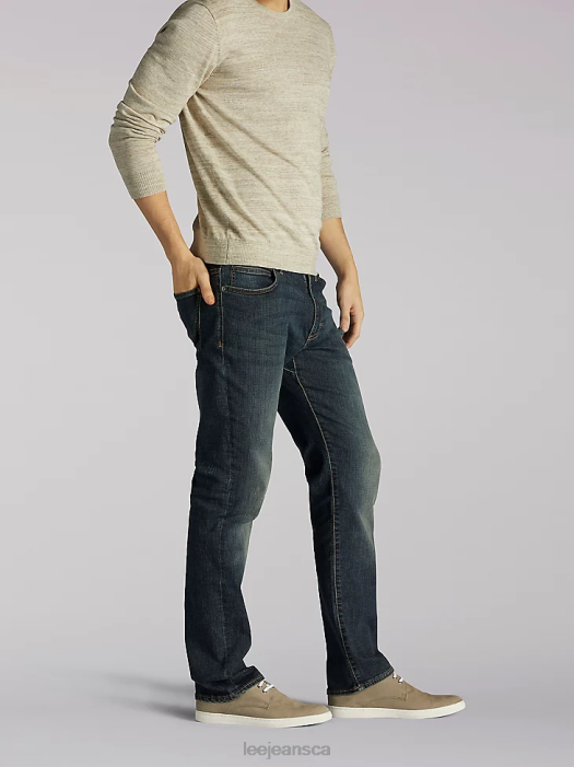 Lee Men Extreme Motion Straight Fit Tapered Leg Jeans Maverick Clothing 480T526 - Image 3