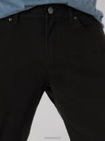 Lee Men Extreme Motion Super Soft Straight Fit Twill Jean Union-Alls Black Clothing 480T642 - Image 6