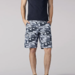 Lee Men Extreme Motion Swope Shorts Graphite Camo Clothing 480T1097