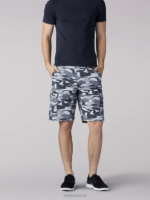 Lee Men Extreme Motion Swope Shorts Graphite Camo Clothing 480T1097