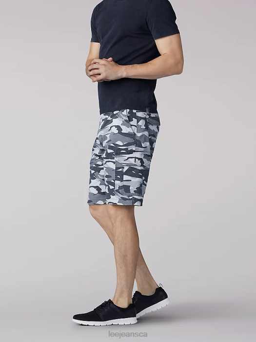 Lee Men Extreme Motion Swope Shorts Graphite Camo Clothing 480T1097 - Image 3