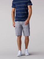 Lee Men Extreme Motion Swope Shorts Silver Clothing 480T1095