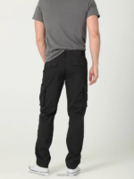 Lee Men Extreme Motion Synthetic Cargo Straight Fit Pant Black Clothing 480T825 - Image 2