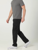 Lee Men Extreme Motion Synthetic Cargo Straight Fit Pant Black Clothing 480T825 - Image 4