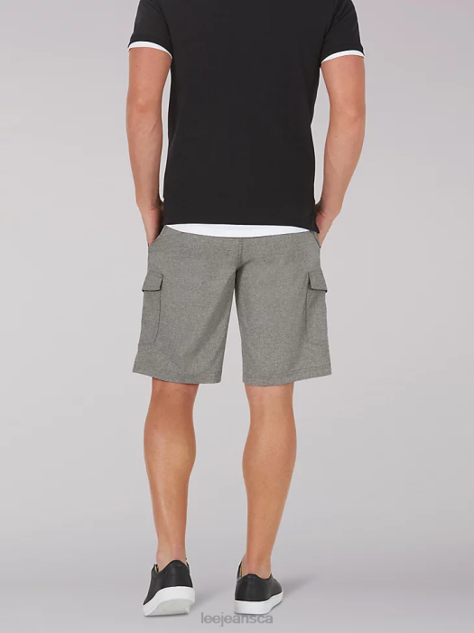 Lee Men Extreme Motion Tech Cargo Short Light Grey Heather Clothing 480T1035 - Image 2