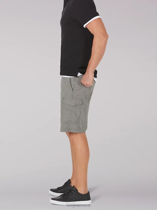 Lee Men Extreme Motion Tech Cargo Short Light Grey Heather Clothing 480T1035 - Image 6