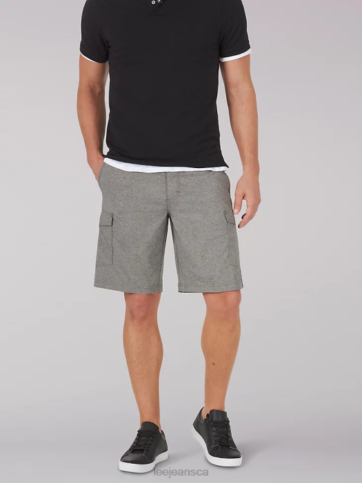 Lee Men Extreme Motion Tech Cargo Short Light Grey Heather Clothing 480T1035 - Image 1