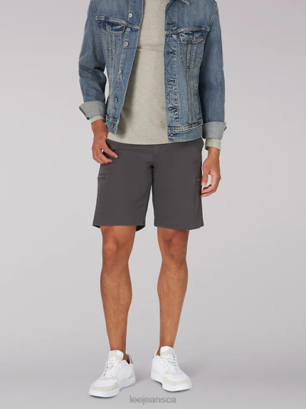 Lee Men Extreme Motion Welt Cargo Short Asphalt Clothing 480T1043