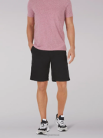 Lee Men Extreme Motion Welt Cargo Short (Big & Tall) Black Clothing 480T1056