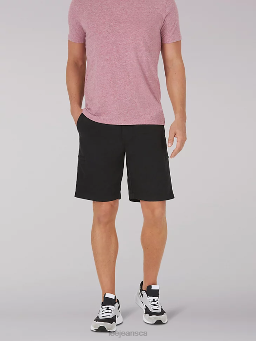 Lee Men Extreme Motion Welt Cargo Short (Big & Tall) Black Clothing 480T1056 - Image 1