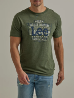 Lee Men For The Many Graphic Tee Black Forest Clothing 480T880