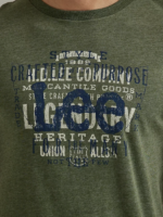 Lee Men For The Many Graphic Tee Black Forest Clothing 480T880 - Image 3