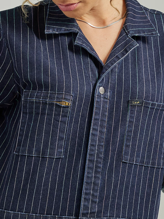 Lee Men Freeway of Love Union-Alls Rainbow Pinstripe Clothing 480T1151 - Image 5