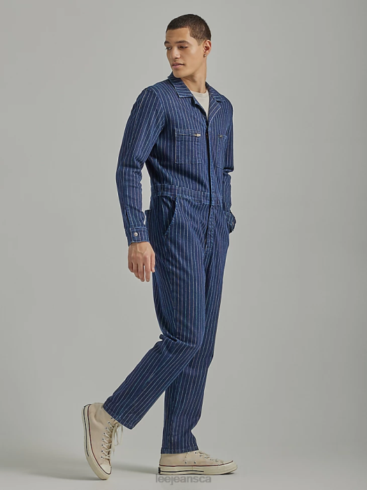 Lee Men Freeway of Love Union-Alls Rainbow Pinstripe Clothing 480T1151 - Image 7