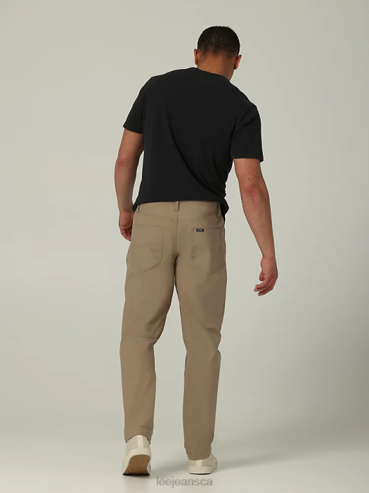Lee Men H.D. Maverick Relaxed Tapered Pant Oscar Khaki Clothing 480T728 - Image 3