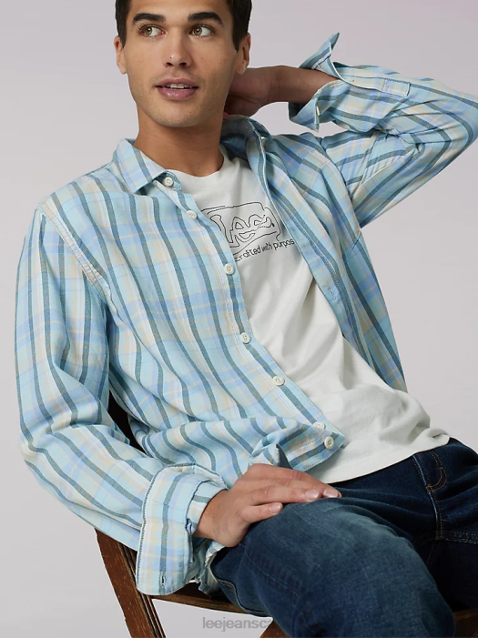Lee Men Heritage All Purpose Plaid Button Down Shirt Paradise Clothing 480T942 - Image 5