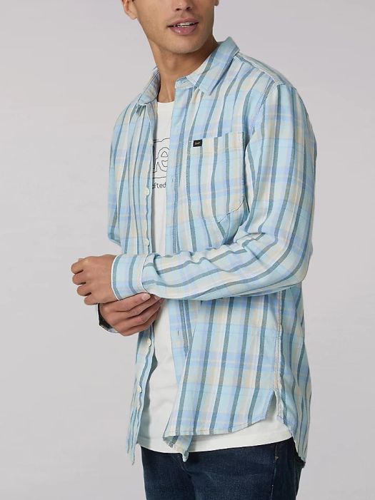 Lee Men Heritage All Purpose Plaid Button Down Shirt Paradise Clothing 480T942 - Image 6
