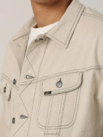 Lee Men Heritage Drop Shoulder Rider Jacket Rinse Clothing 480T1123 - Image 3