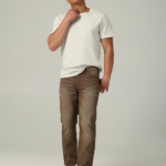Lee Men Heritage Regular Straight Jean Brown Clothing 480T623