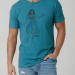 Lee Men Hula Graphic Tee Teal Heather Clothing 480T840
