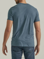 Lee Men Jeans Graphic Tee Midnight Navy Heather Clothing 480T858 - Image 2