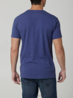 Lee Men Kansas City Graphic Tee Denim Heather Clothing 480T853 - Image 2