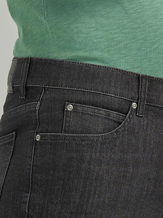 Lee Men Legendary Regular Fit 5- Pocket Short Washed Black Clothing 480T1074 - Image 3