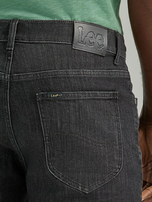 Lee Men Legendary Regular Fit 5- Pocket Short Washed Black Clothing 480T1074 - Image 4