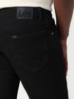 Lee Men Legendary Regular Straight Jean Overdyed Black Clothing 480T498 - Image 5