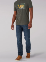 Lee Men Legendary Regular Tapered Jean Aegean Sea Clothing 480T676