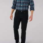 Lee Men Legendary Regular Tapered Jean Overdye Black Clothing 480T675
