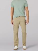 Lee Men MVP Straight Fit Cargo Pant KC Khaki Clothing 480T816