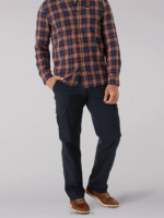 Lee Men MVP Straight Fit Cargo Pant Navy Clothing 480T815