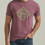 Lee Men Not The Few Graphic Tee Boysenberry Clothing 480T867