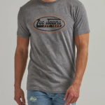 Lee Men Oval Jeans Graphic Tee Graphite Heather Clothing 480T877