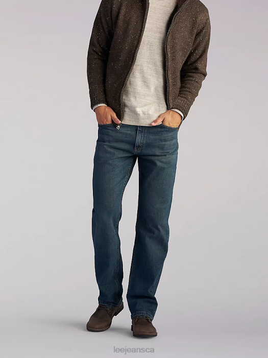 Lee Men Premium Select Regular Straight Leg Jeans Serpent Clothing 480T625 - Image 1