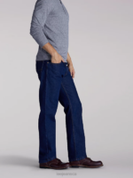 Lee Men Regular Fit Bootcut Jeans Pepper Prewash Clothing 480T662 - Image 3