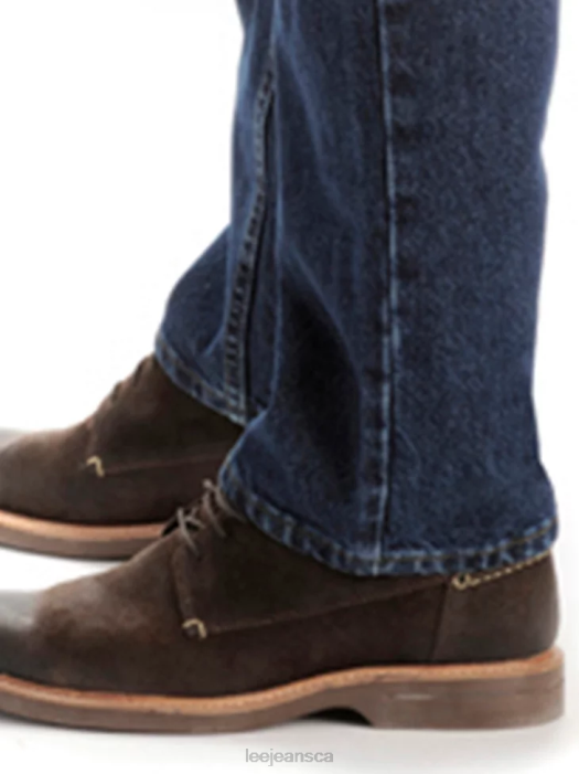 Lee Men Regular Fit Straight Leg Jean (Big&Tall) Dark Stone Clothing 480T576 - Image 3