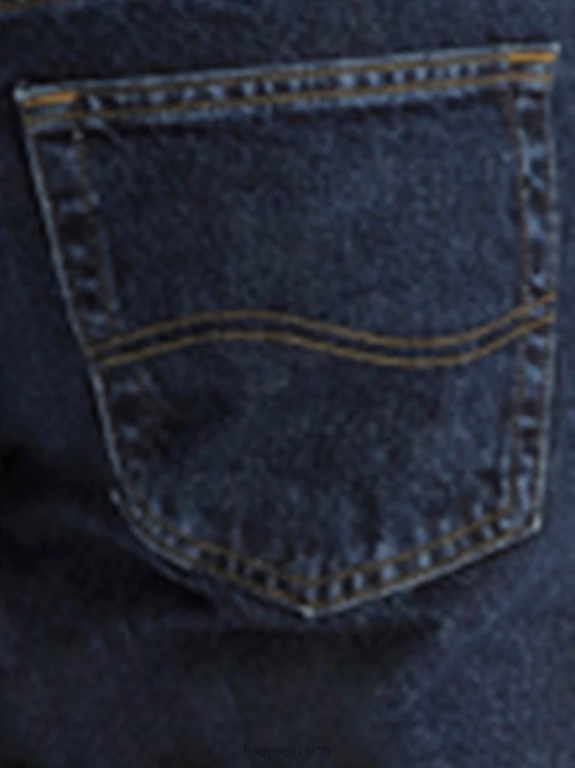 Lee Men Regular Fit Straight Leg Jean (Big&Tall) Dark Stone Clothing 480T576 - Image 4