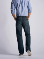 Lee Men Regular Fit Straight Leg Jeans Quartz Stonewash Clothing 480T543 - Image 2