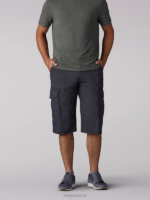 Lee Men SUR Belted Cargo Shorts Anthracite Clothing 480T1020