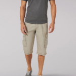 Lee Men SUR Belted Cargo Shorts Sandlewood Clothing 480T1023